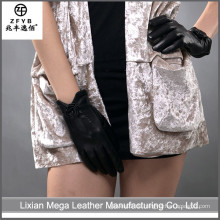 China-Lieferanten Kurzschluss-Rindleder-Leder-Handschuhe